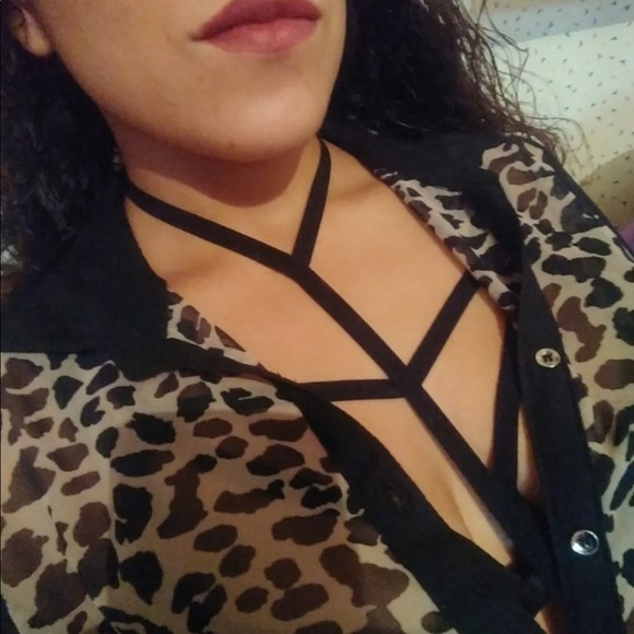 Last 1! Sexy Strappy Black Harness - Picture 3 of 5